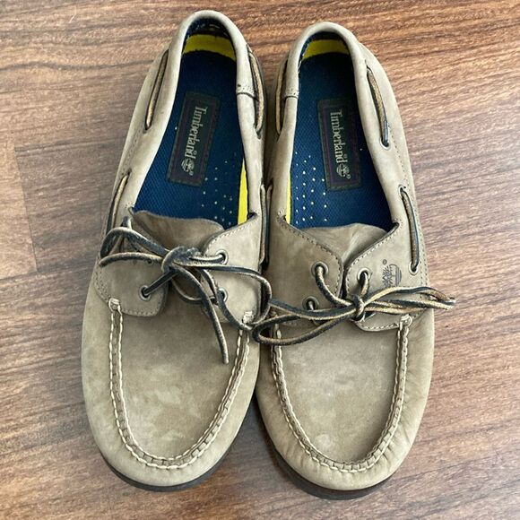 Timberland Men's Tan Boat Shoes Sz 11 - Picture 1 of 7